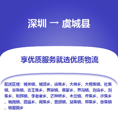 深圳到虞城縣物流專(zhuān)線