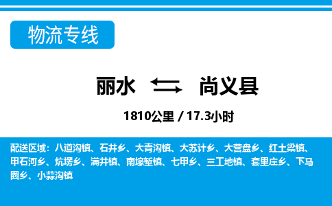 麗水到尚義縣物流專(zhuān)線-麗水至尚義縣貨運(yùn)公司