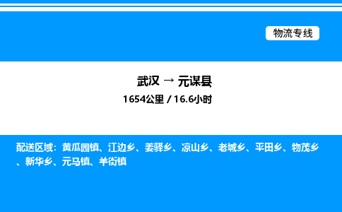 武漢到元謀縣物流專(zhuān)線(xiàn)-武漢至元謀縣貨運(yùn)公司